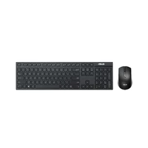 ASUS Vezeték Nélküli Billentyűzet + Optikai egér W2500 USB, Slim, Fekete