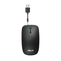 ASUS Vezetékes egér UT300, Fekete-türkizkék
