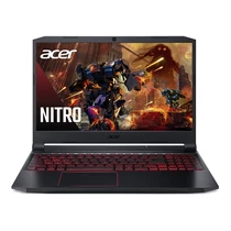 Acer Aspire Nitro AN515-55-73F4, 15.6" FHD IPS, Intel Core i7-10750H, 8GB, 512GB SSD, GeForce RTX 2060, DOS, fekete