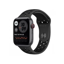 Apple Watch Nike S6 GPS + Cellular, 44mm Space Grey Aluminium Case with Anthracite/Black Nike Sport Band - Regular