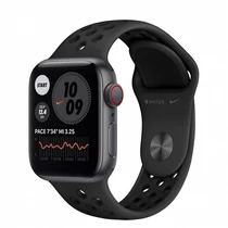 Apple Watch Nike SE GPS + Cellular, 40mm Space Gray Aluminium Case with Anthracite/Black Nike Sport Band - Regular