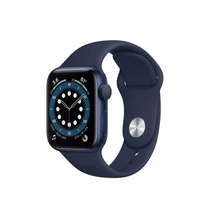 Apple Watch S6 GPS, 40mm Blue Aluminium Case with Deep Navy Sport Band - Regular