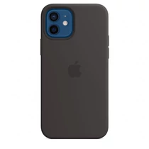Apple iPhone 12/12 Pro Silicone Case with MagSafe - Black