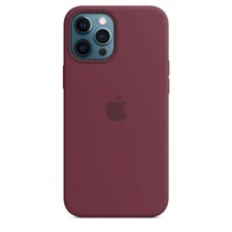 Apple iPhone 12 Pro Max Silicone Case with MagSafe - Plum (Seasonal Fall 2020)