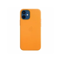 Apple iPhone 12 mini Leather Case with MagSafe - California Poppy (Seasonal Fall 2020)