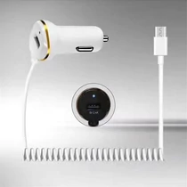 BLACKBIRD Autós Szivargyújtó Töltő USB Type-C csatlakozóval, Fehér