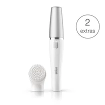 BRAUN Face 810 2-in-1 facial epilating & cleansing system with 2 extras