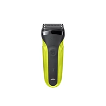 BRAUN Series 3 300s borotva 3 rugalmas pengével, fekete/sárga