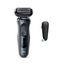 BRAUN Series 6 60-N1000s Wet&Dry borotva utazótokkal, szürke