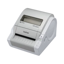 BROTHER Címkenyomtató TD-4100N, 300dpi, 69 címke/perc, LAN/USB, címke: 102mm-ig, P-Touch Editor Lite