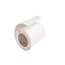 BROTHER Etikett címke RDQ04E1, Fehér öntapadós etikett címke tekercsben 450 darab 50,8 mm x 25,58 mm