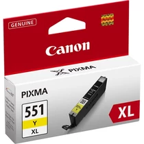CANON Patron CLI-551Y XL, sárga, P7250, iP8750, MG5450, MG5550, MG6350, MG6450, MG7150, MX925