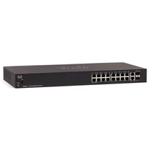 CISCO Switch 16x1000Mbps + 2xGigabit kombó SFP + 1xUSB2.0, Fémházas Rackes, Menedzselhető, SG250-18-K9-EU