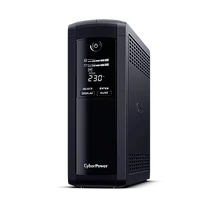 CYBERPOWER UPS VP1200ELCD (4xIEC 320) 1200VA 720W 230V szünetmentes tápegység + USB LINE-INTERACTIVE