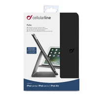 Cellularline Tok, FOLIO, tablet, kitámasztható, iPad 9,7" (2017/2018/iPad Air) fekete