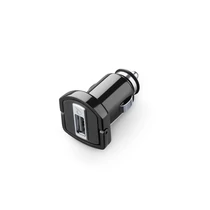 Cellularline  autós töltő, USB, fekete, 2A