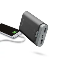 Cellularline külső akkumulátor, hordozható, FREEPOWER , 7800 mAh, 2xUSB, fekete