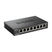 D-LINK Switch 8x1000Mbps Fémházas Asztali, DGS-108GL/E
