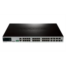 D-LINK Switch 20x1000Mbps + 4xGigabit kombó SFP + 4xGigabit SFP+ Menedzselhető, DGS-3420-28PC