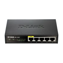 D-LINK Switch 5x100Mbps (4xPOE) Fémházas Asztali, DES-1005P