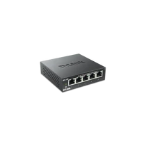 D-LINK Switch 5x100Mbps Fémházas Asztali, DES-105/E