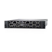 DELL EMC PowerEdge R740 rack szerver (8x3.5"), 1x10C S4210R 2.4GHz, 1x32GB, 2x480GB RI SSD; H730P, iD9 En., (1+1).