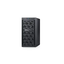 DELL EMC PowerEdge T140 torony szerver (4x3.5"), 6C E-2246G 3.6GHz, 1x16GB, 1x1TB 7.2k SATA; H330, iD9 Ex.