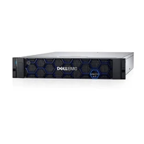 DELL EMC Unity XT 380 Hybrid2 Storage (25x2.5") 10Gb SFP+, 2x1.8TB 10k SAS + 6x1.6TB SSD, HFA Base szoftver (1+1)