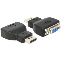 DELOCK Átalakító Displayport 1.2 male to VGA female, fekete