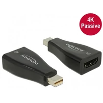 DELOCK Átalakító mini Displayport 1.2 male to HDMI female 4K passzív, fekete