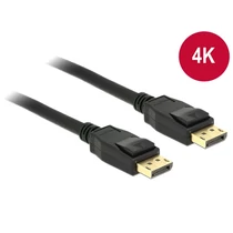 DELOCK kábel Displayport 1.2 male/male összekötő 4K 60Hz, 1m