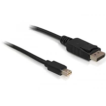 DELOCK kábel mini Displayport 1.2 male to Displayport male 4K 60Hz, 1m