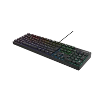 DELTACO GAMING Billentyűzet GAM-028, mechanical keyboard with RGB lighting, Outemo Red switches, USB, black