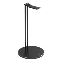 DELTACO GAMING Fejhallgató állvány GAM-070, Universal Headphone Stand, Aluminum, Non-slip, Black.