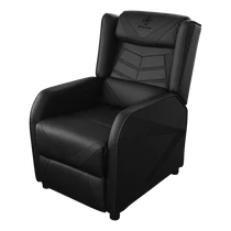 DELTACO GAMING Gamer fotel GAM-087-B, DC 420 Armchair, artificial leather, recliner, 49cm wide seat cushion, black