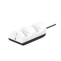 DELTACO GAMING PS5 töltő GAM-115, charging station for dual playstation 5 controls, LED indicator, white
