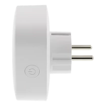 DELTACO SMART HOME SH-P01E beltéri konnektor, 10A WIFI energia monitoring