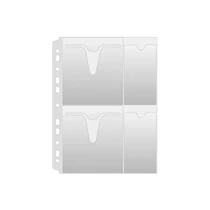 DONAU CD/DVD genotherm, lefűzhető, A4, 160 mikron, víztiszta,