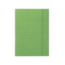 DONAU Gumis mappa, karton, A4, kockás, , zöld