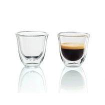 DeLonghi DLSC310  eszpresszó pohárszett, 2 db, duplafalu, hőálló, 300°C