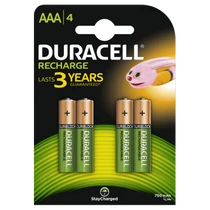 Duracell 4db AAA 750 ujratoltheto elem