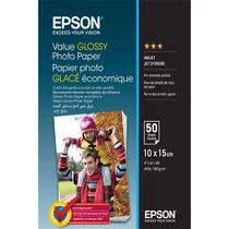 EPSON Fotópapír Value Glossy 10x15, 183 g/m2, 100 sheets