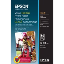 EPSON Fotópapír Value Glossy 10x15, 183 g/m2, 50 sheets