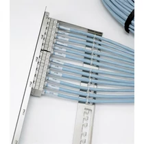 EXCEL Patch panel UTP 24 PORT 19" 1U fekete moduláris