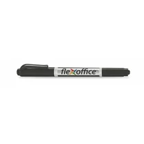 FLEXOFFICE Alkohos marker, 0,4/1,0 mm, kúpos, kétvégű, "PM01", fekete