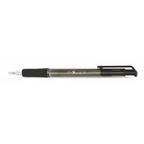 FLEXOFFICE Golyóstoll, 0,4 mm, nyomógombos, "EasyGrip", fekete