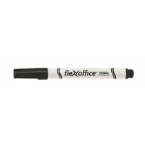 FLEXOFFICE Táblamarker, 1,1 mm, kúpos, "WB04", fekete
