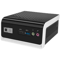 GIGABYTE PC BRIX, Intel Celeron N4000 2.6 GHz, HDMI, D-Sub, LAN, WIFI, Bluetooth, 2,5" HDD hely, USB 3.0