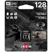 GOODRAM Memóriakártya SDXC 128GB UHS-I U3 V30 + adapter