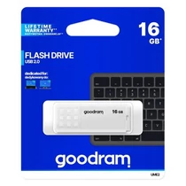 GOODRAM Pendrive 16GB, UME2 USB 2.0, Fehér